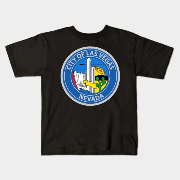 Las Vegas Kids T-Shirt by Wickedcartoons